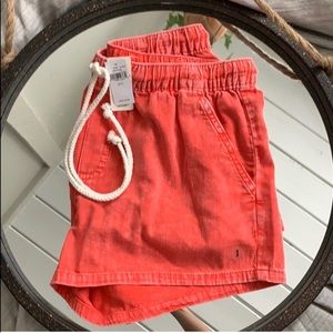 American eagle Aerie Red drawstring shorts